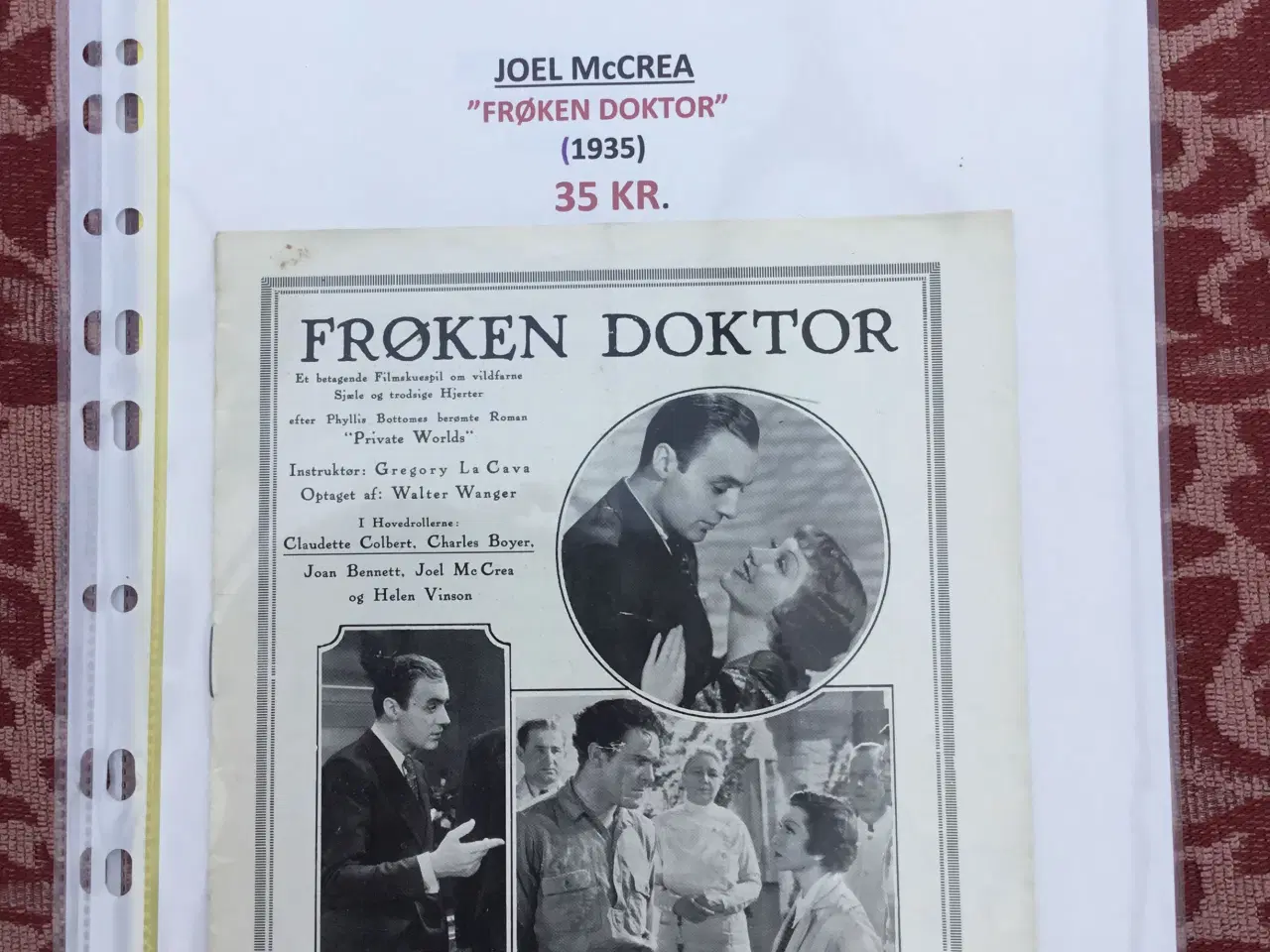 Billede 2 - FILMPR. JOEL McCREA - se pris