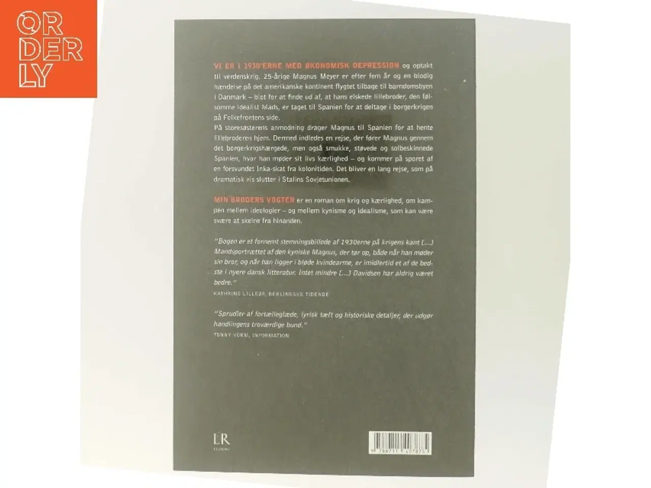 Billede 3 - Min brødres vogter af Leif Davidsen fra Forlaget Lindhardt og Ringhof