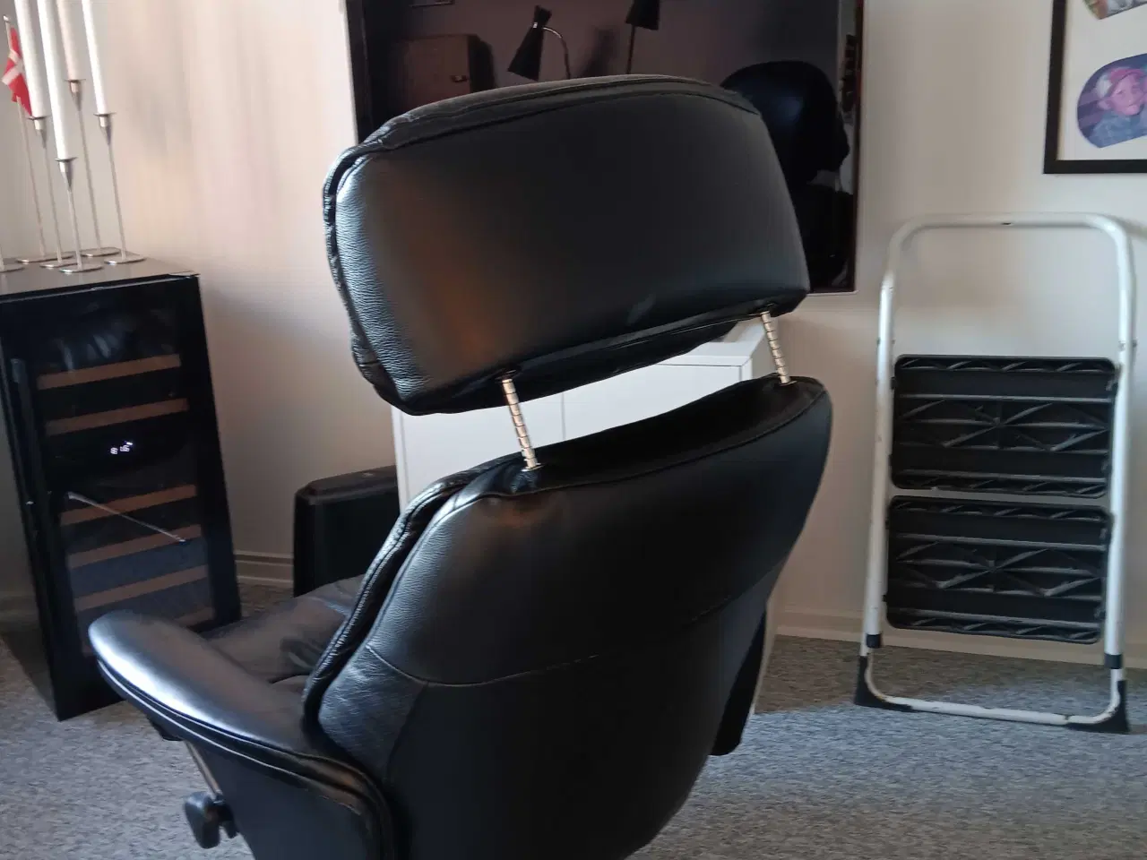 Billede 4 - FLEXLUX SORT LÆNESTOL