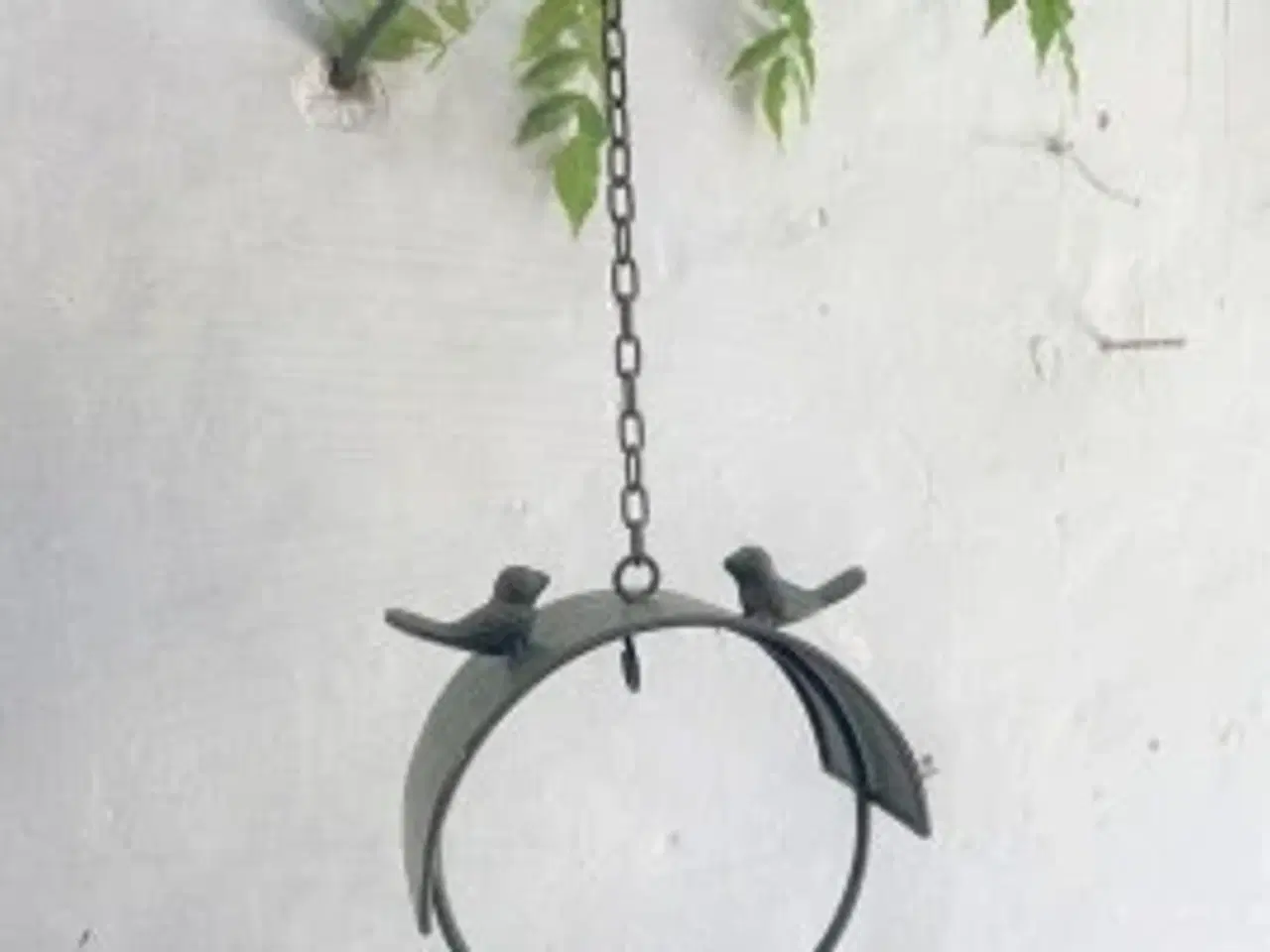 Billede 1 - Fugle ophæng Grøn jern,