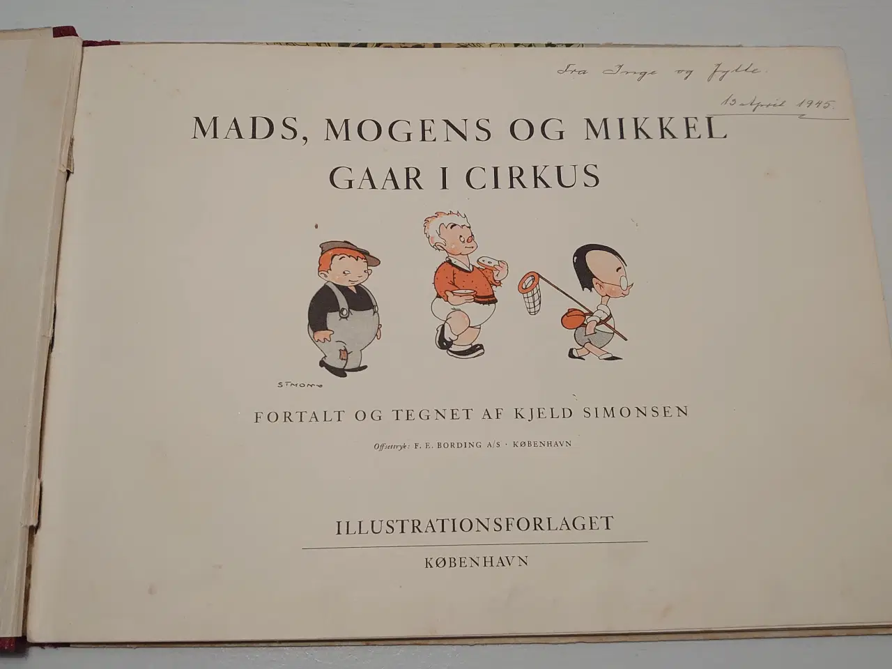 Billede 3 - Kjeld Simonsen:Mads,Mogens og Mikkel går i Cirkus