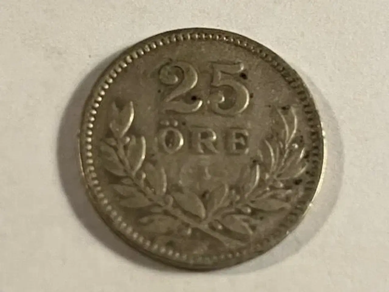 Billede 1 - 25 øre 1918 Sverige