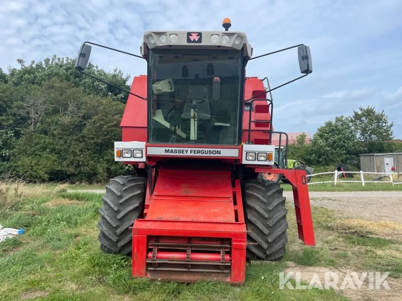 Billede 8 - Mejetærsker Massey Ferguson 32 med skærebord og vogn