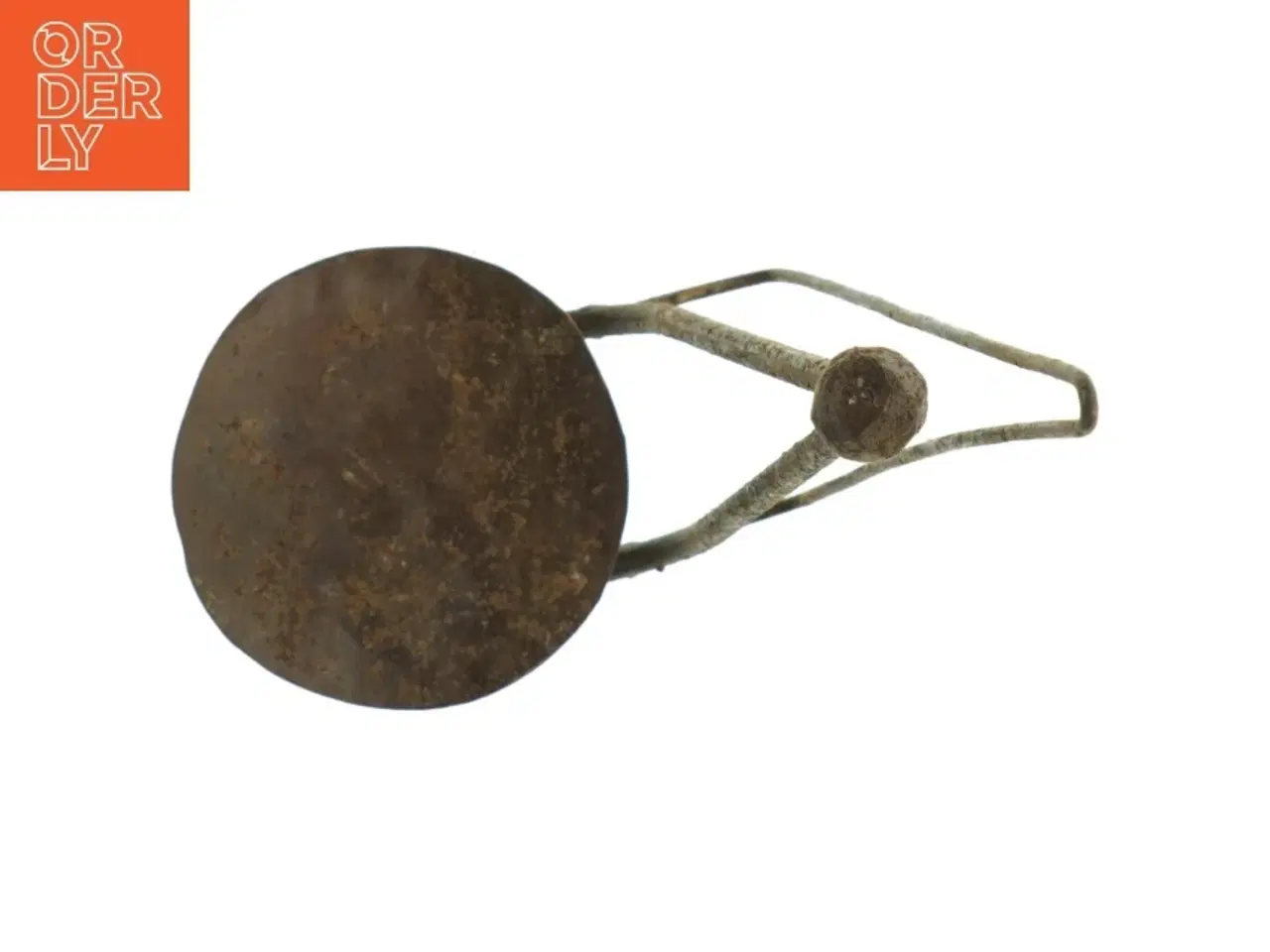 Billede 3 - Antik jernlysestage (str. H. 29 cm)
