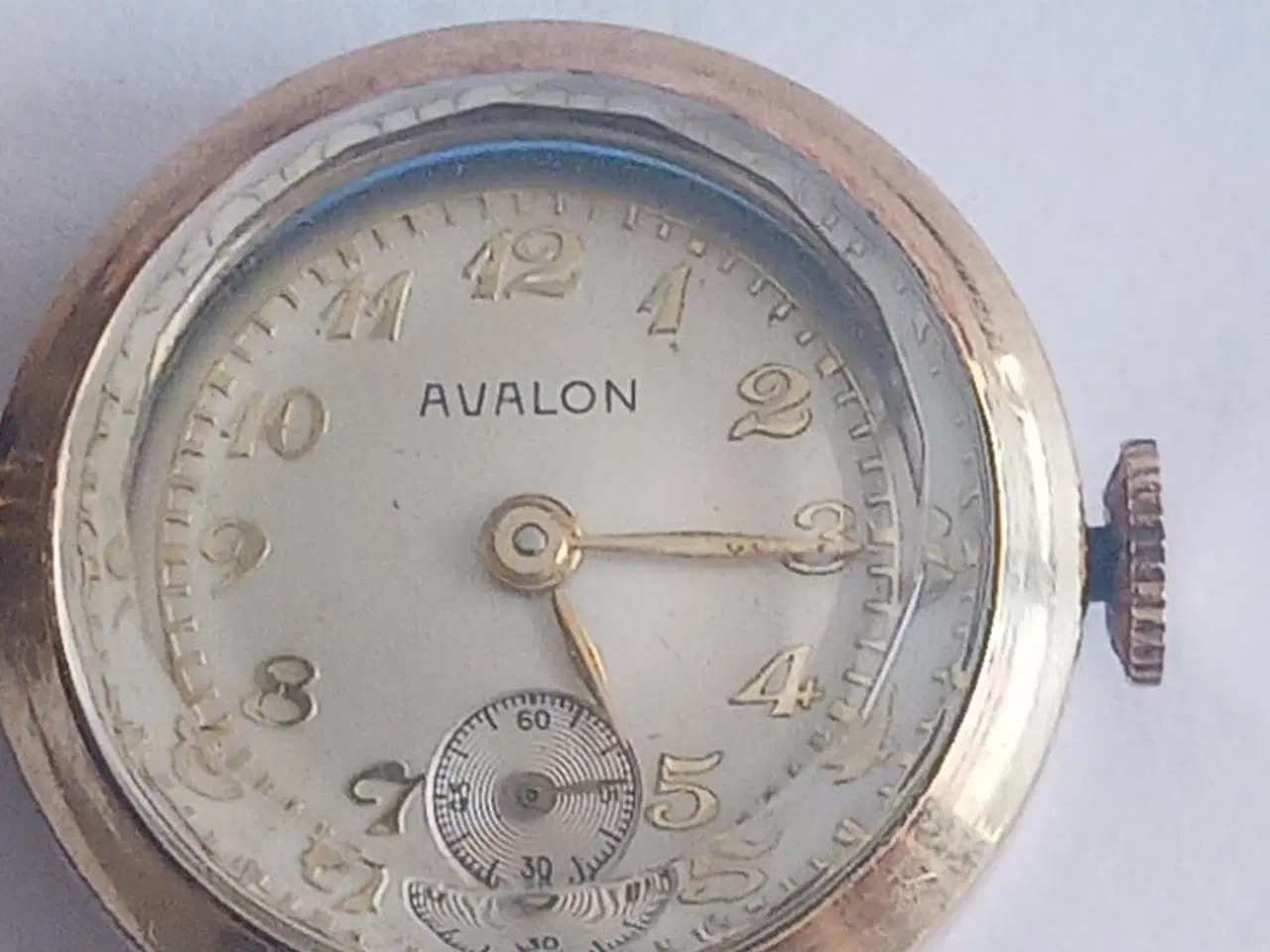 Billede 9 - Retro schweizisk ur AVALON forgyldt ur fra 1930 