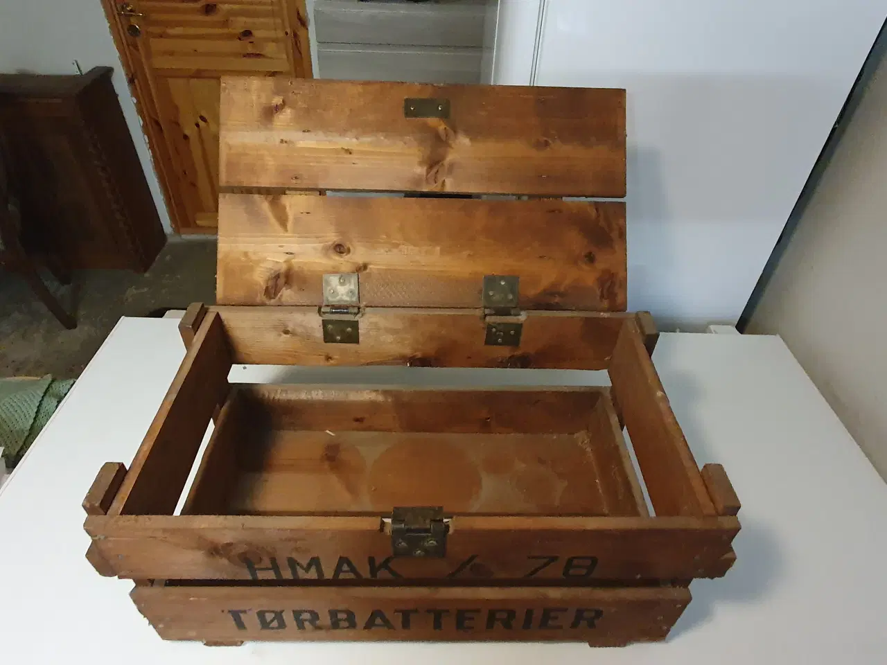 Billede 3 - Træ Batteri kasse