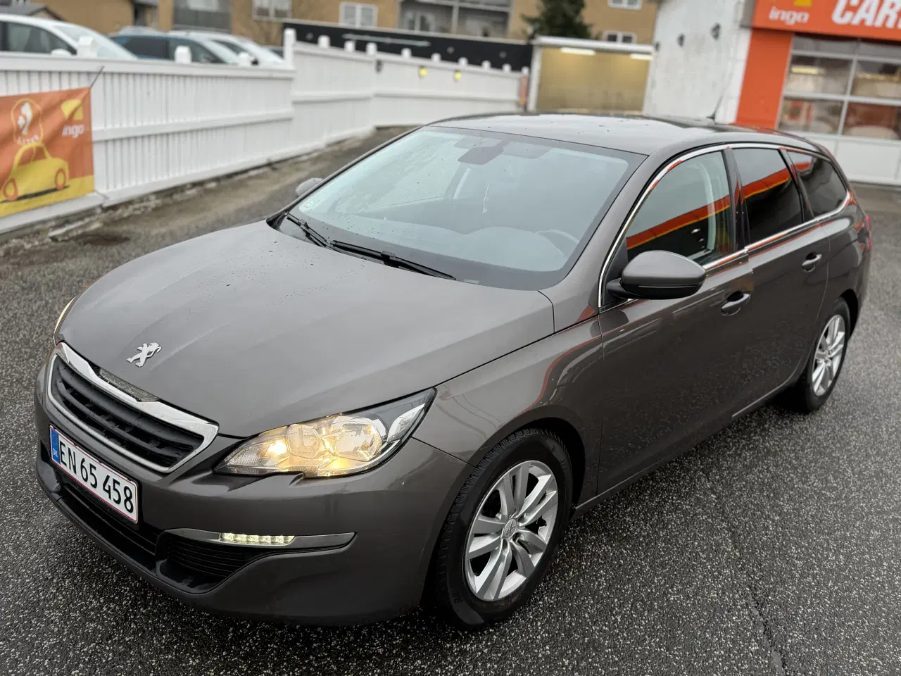 Billede 1 - Peugeot 308 1.6 Blue Hdi, 31,3km/L, 520kr vægtafgi