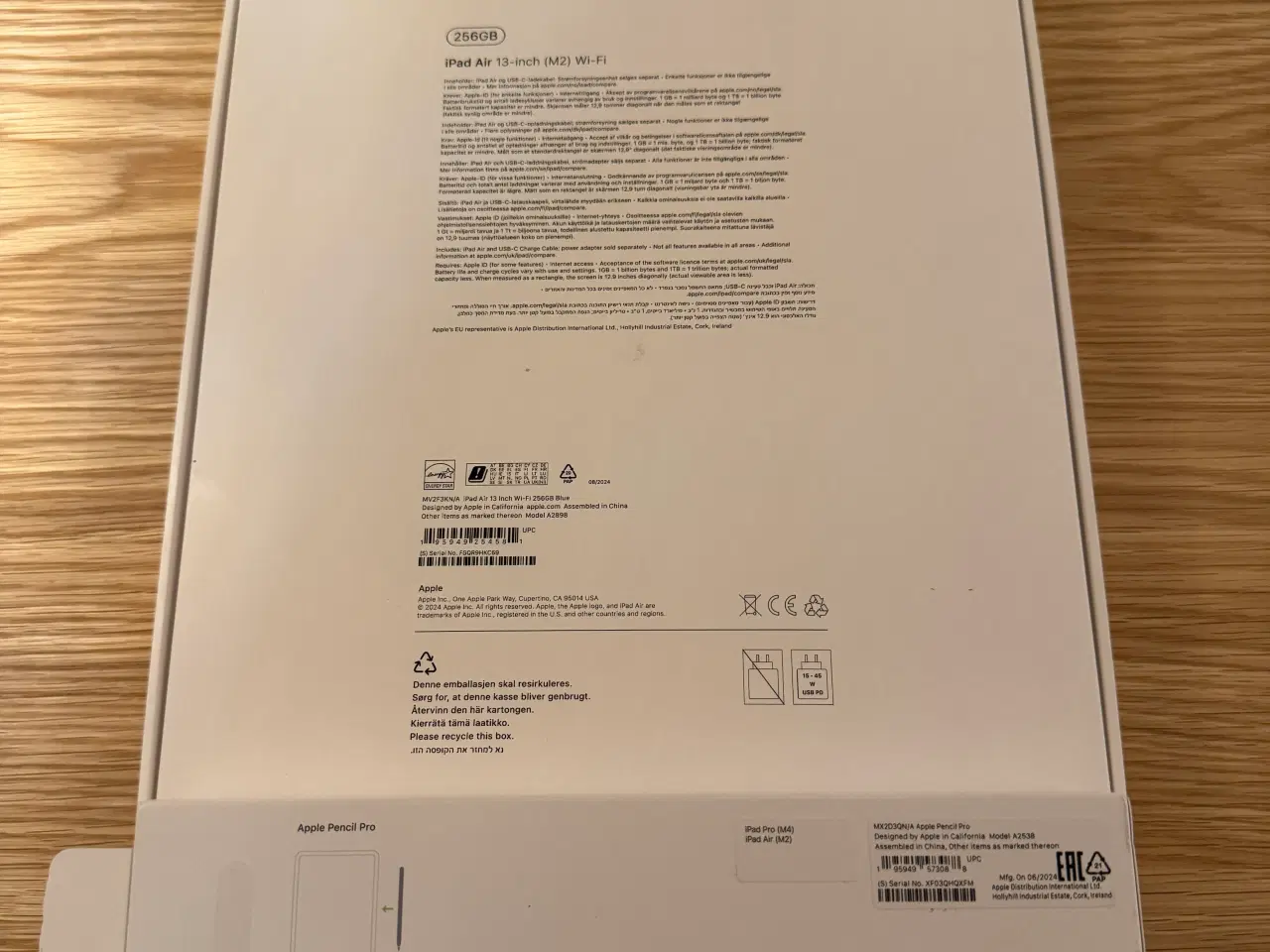 Billede 4 - iPad Air M2 13” 256GB + Apple Pencil Pro