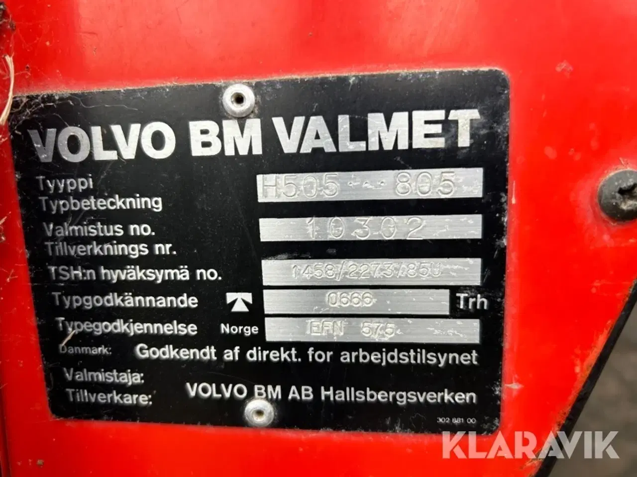 Billede 6 - Veterantraktor Volvo BM Valmet 705