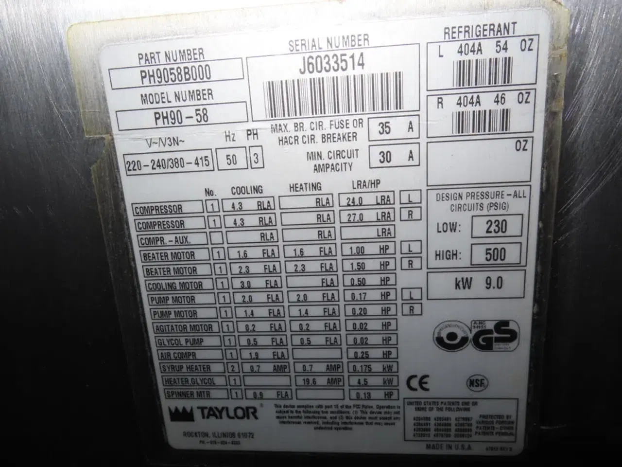 Billede 5 - Softice og Milkshakemaskine TAYLOR PH90-58