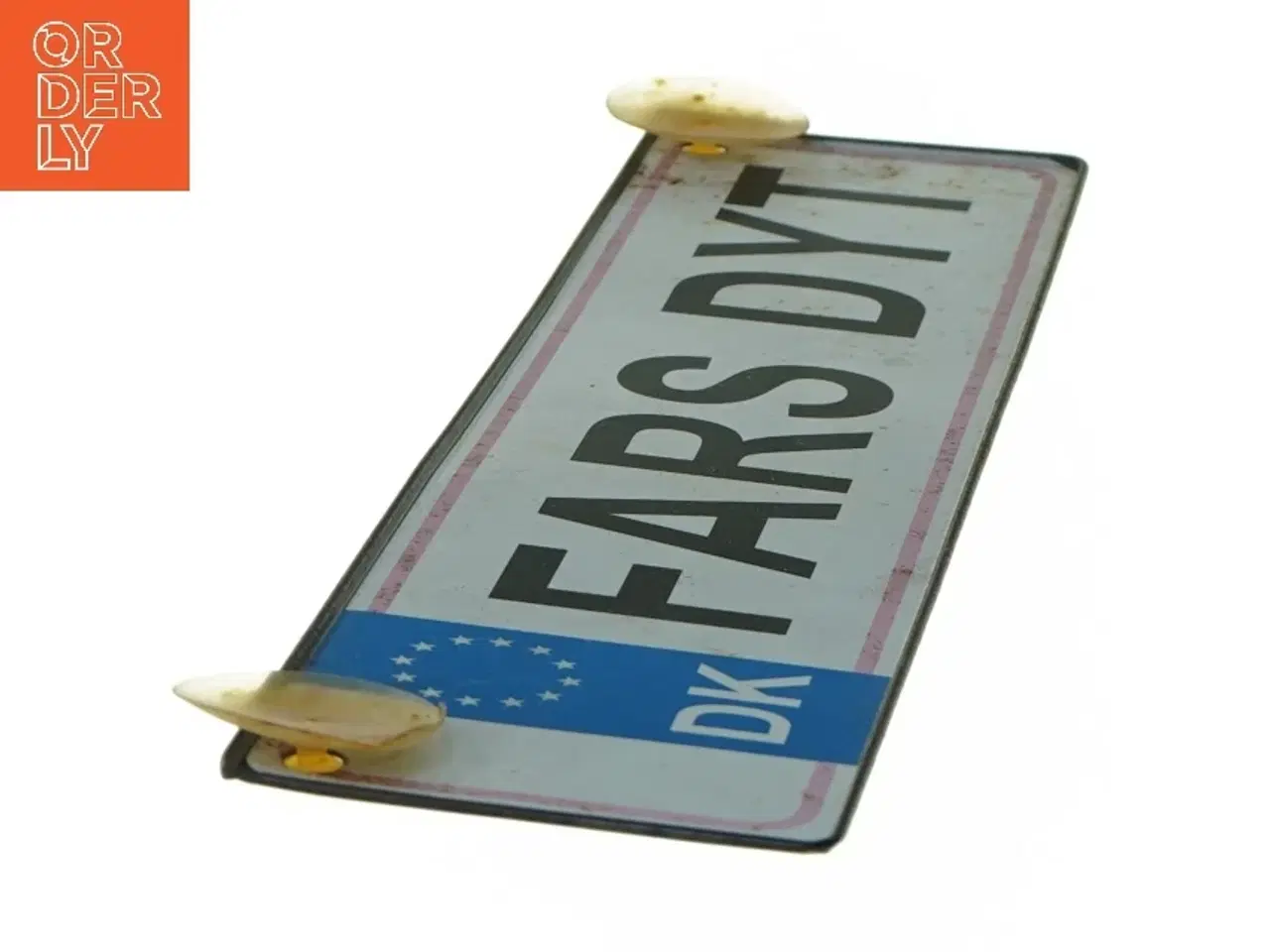 Billede 2 - Nummerplade, fars dyt (str. 20 x 7 cm)