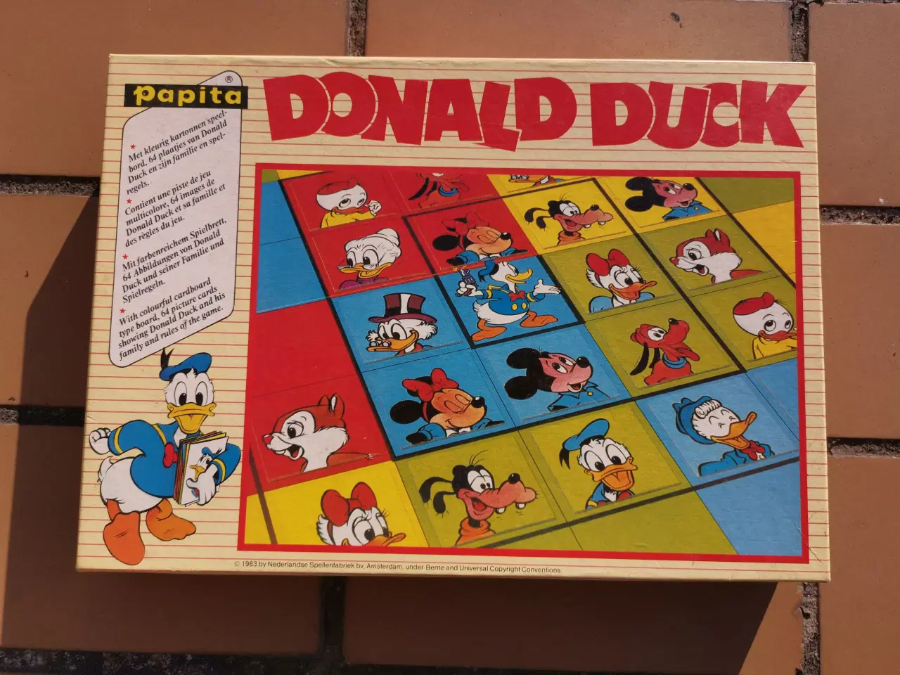 Billede 1 - Gammelt Retro Donald Duck Anders And Brætspil 1983