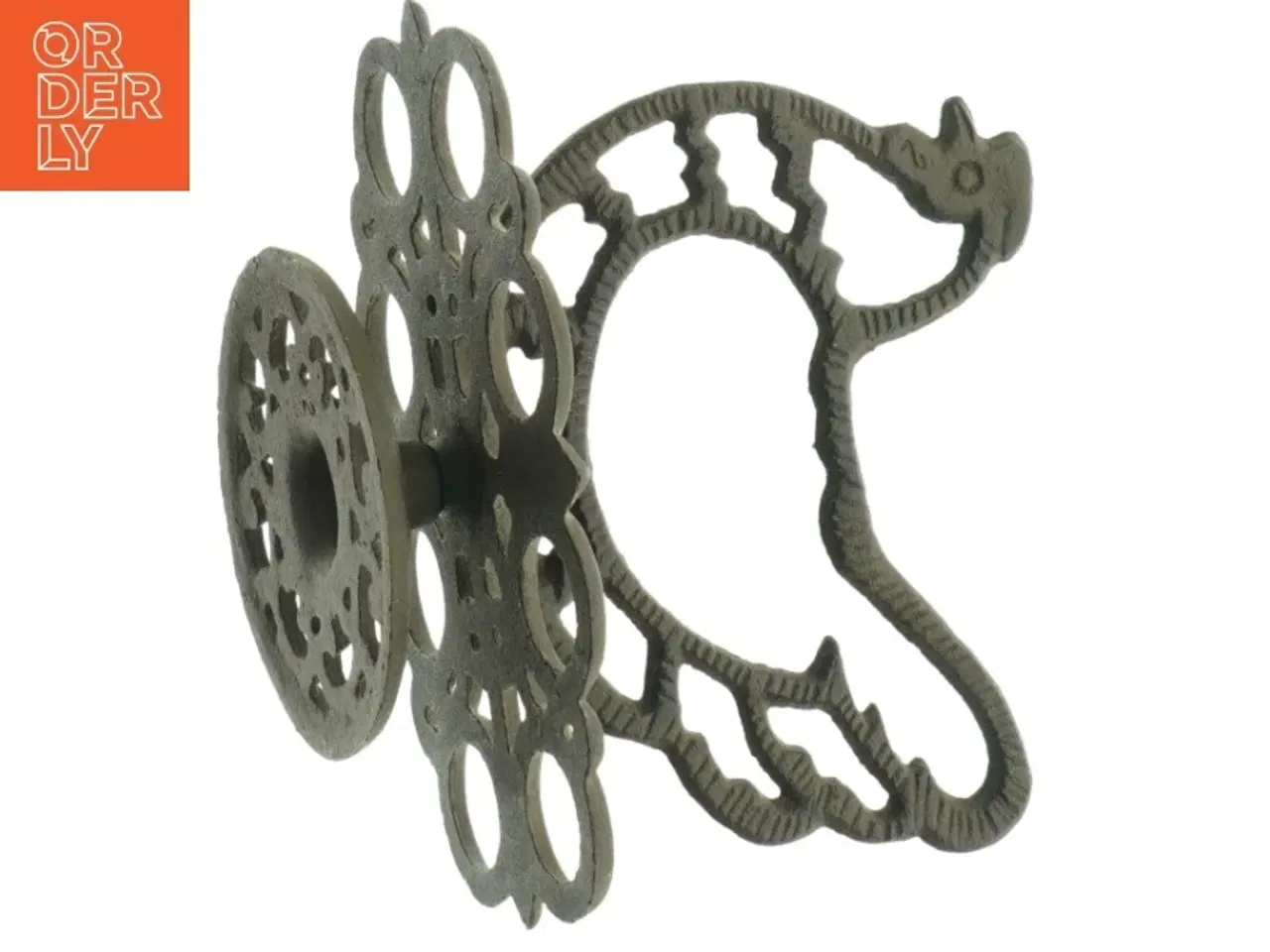 Billede 4 - Fransk Vintage Støbejerns Høne æggeholder (str. 19 x 17 cm)