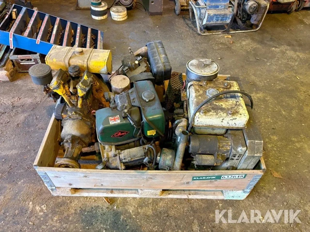 Billede 1 - Motorer 4 styk dieselmotorer