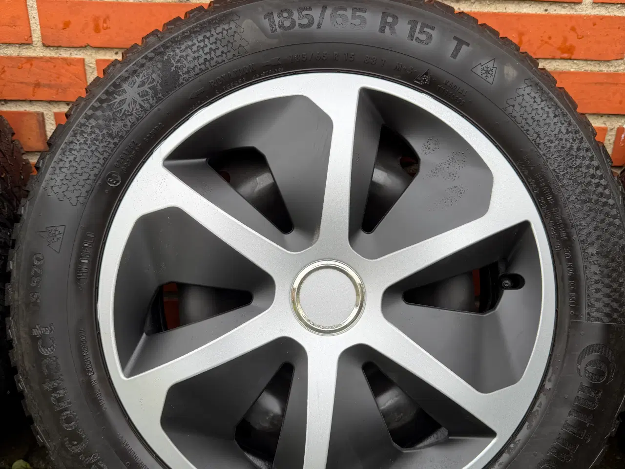 Billede 4 - 4x108 15”Peugeot/Citroën vinterhju med Conti dæk