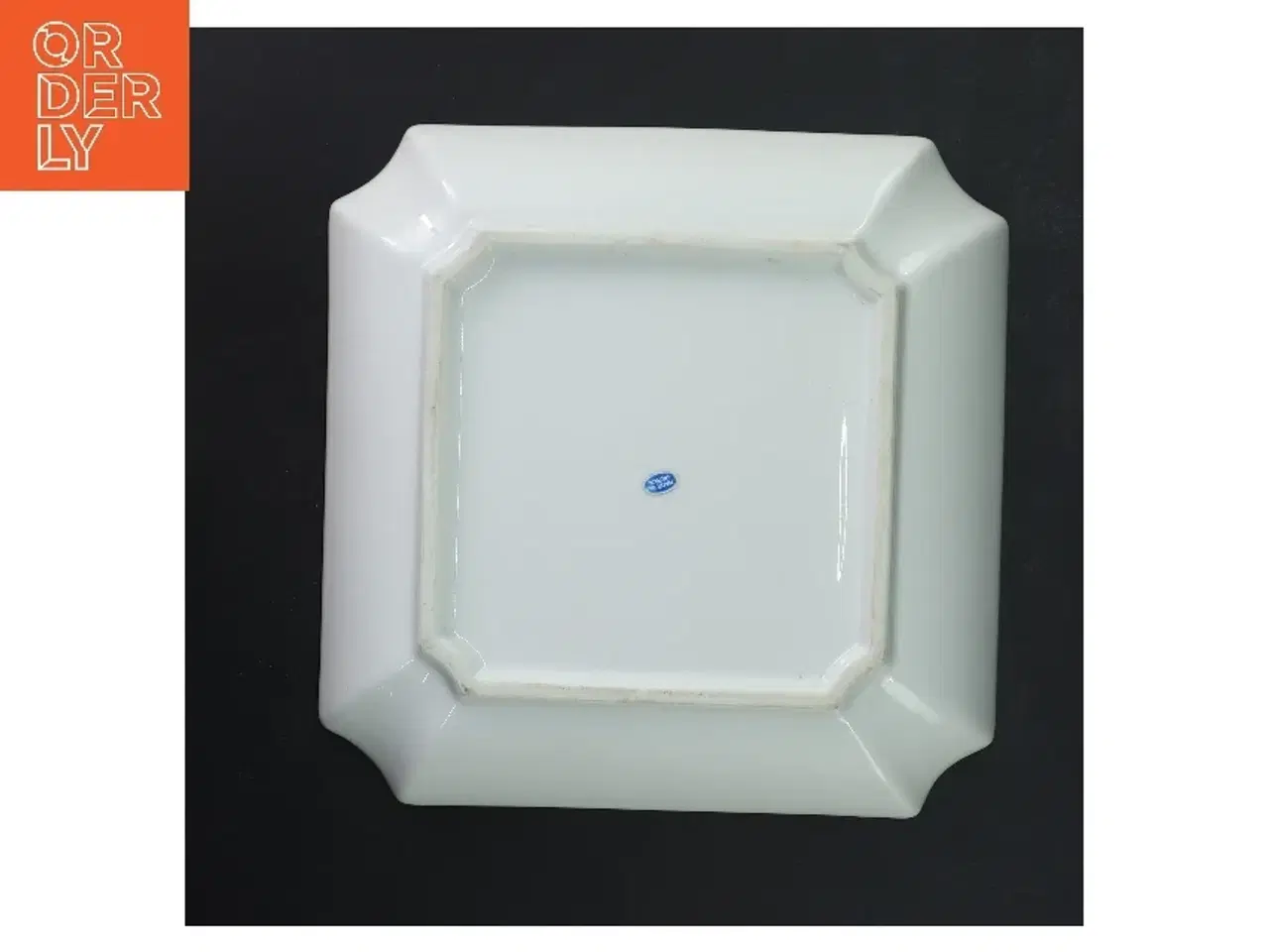 Billede 3 - Dekorativ porcelænsskål med påfugle fra WNS (str. 20,5x20,5 cm)