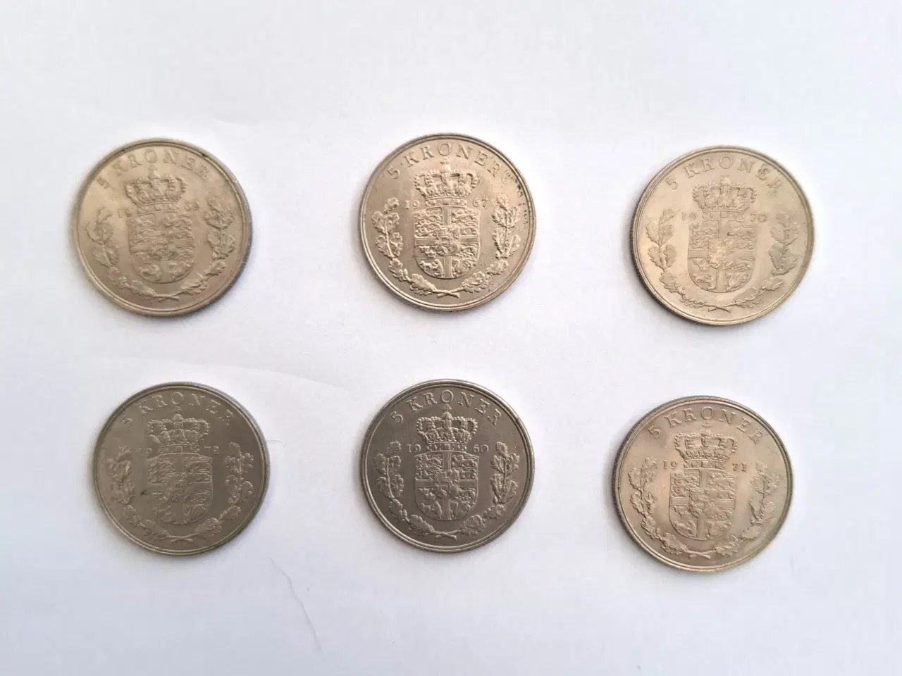 Billede 2 - Mønter Danske 5 kroner
