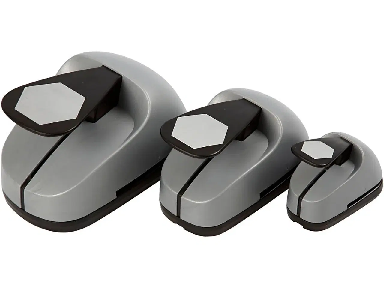 Billede 1 - Sekskantet stansejernssæt - 3 størrelser til kreativitet