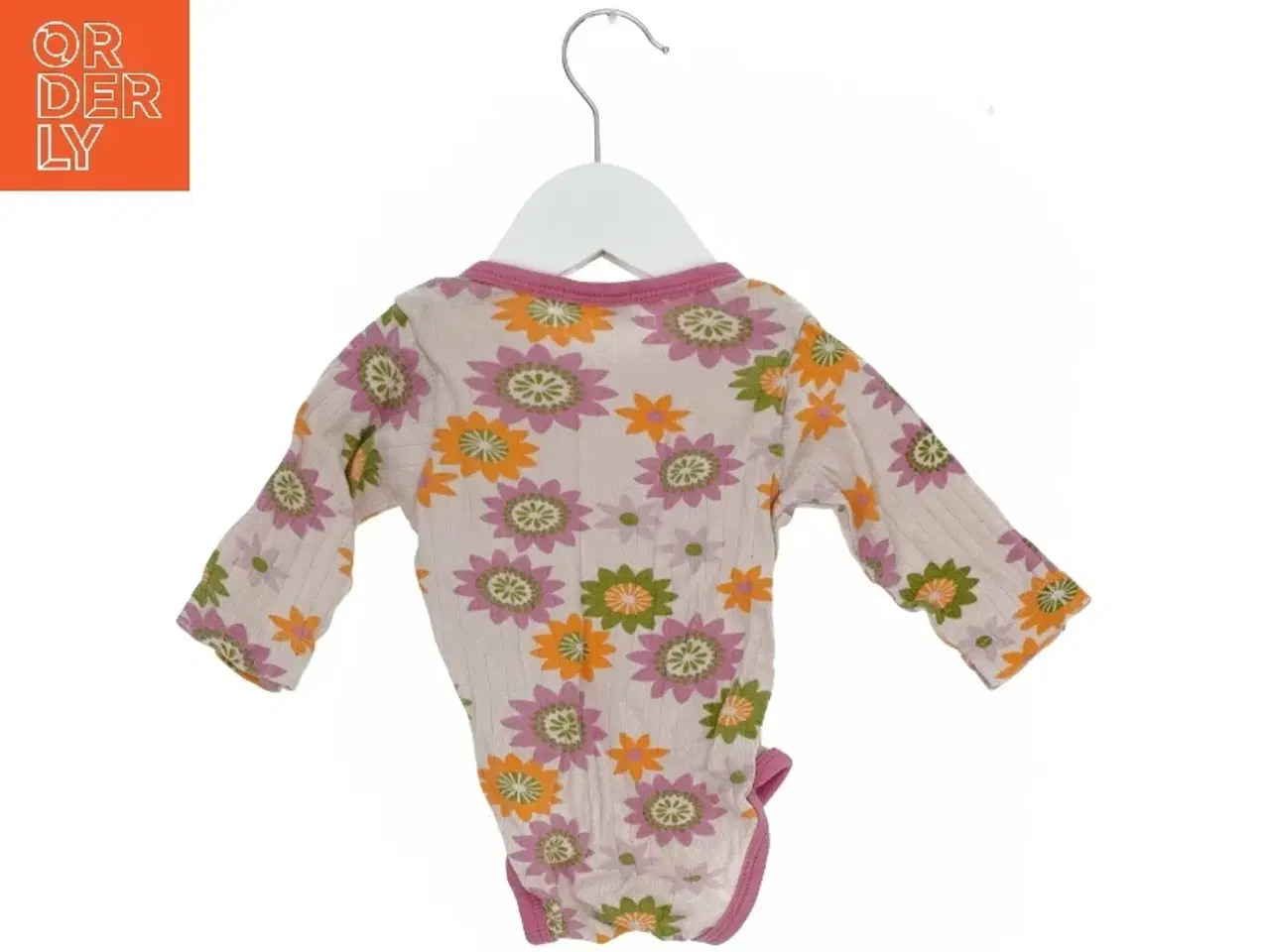 Billede 2 - Blomster-print bodystocking til baby fra Me Too (str. 62)