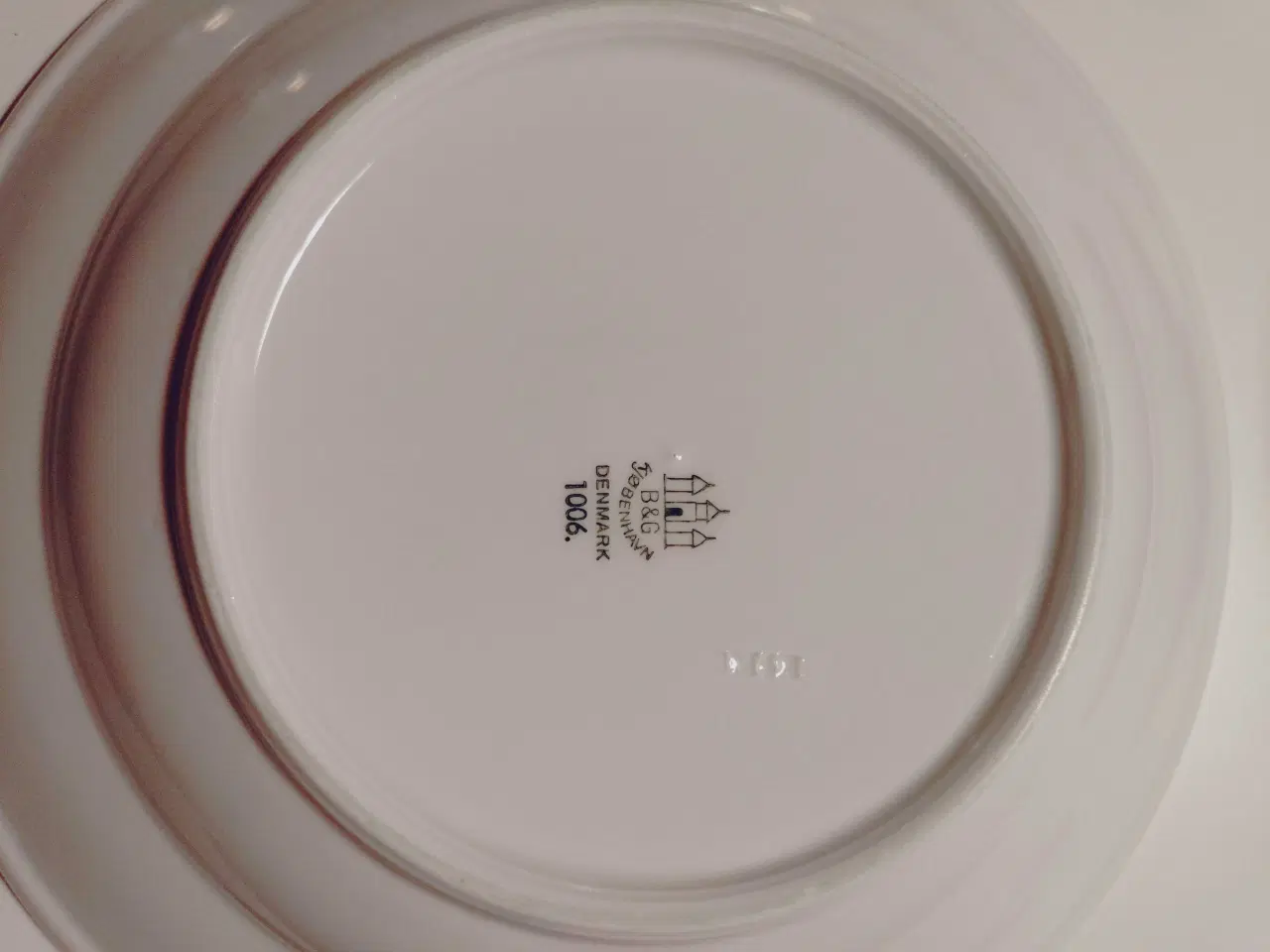 Billede 3 - 6 B&G " blå tone" dybe tallerkener pr stk 75 kr 