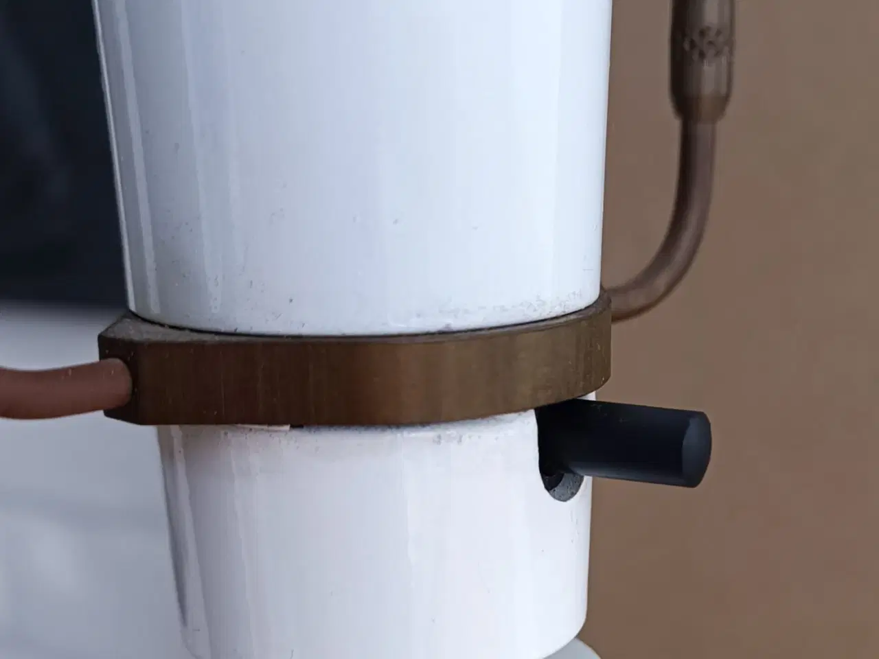 Billede 2 - Bordlampe Blå Kant Kongelig