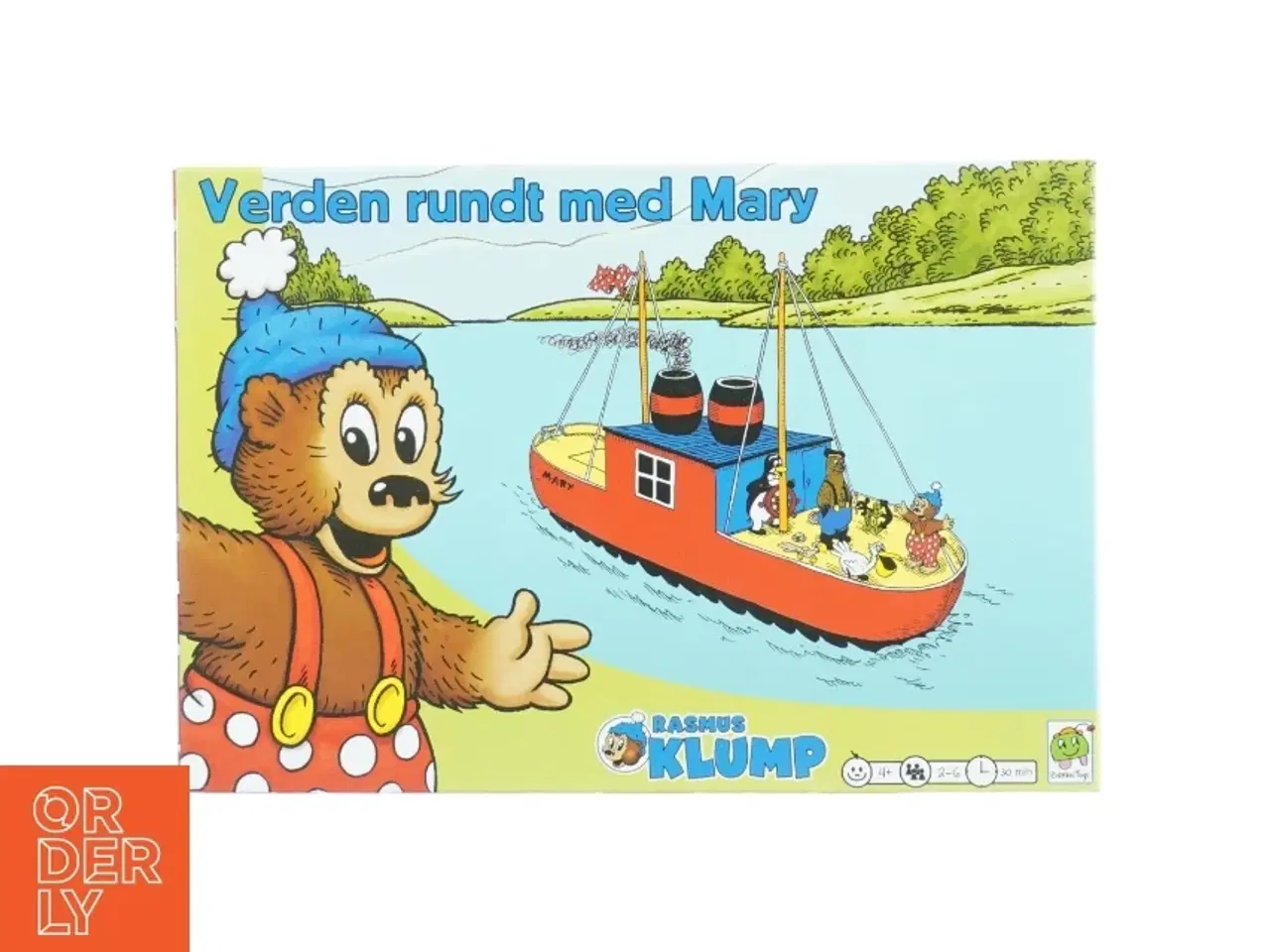 Billede 2 - Rasmus Klump: Verden rundt med Mary brætspil fra Barbo Toys (str. 35 x 24 cm)
