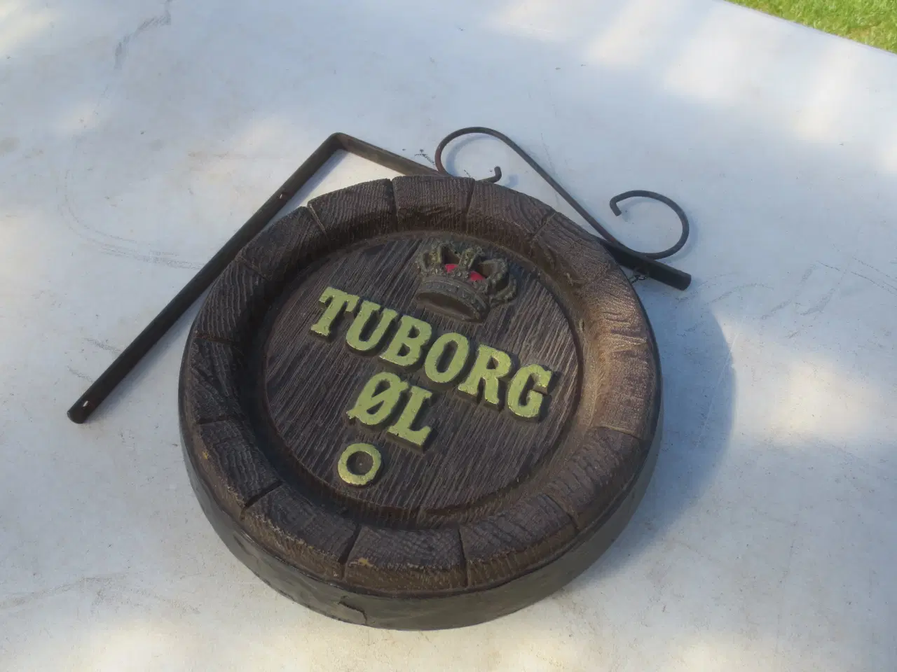 Billede 1 - 1 stk TUBORG Skilt med ophæng 