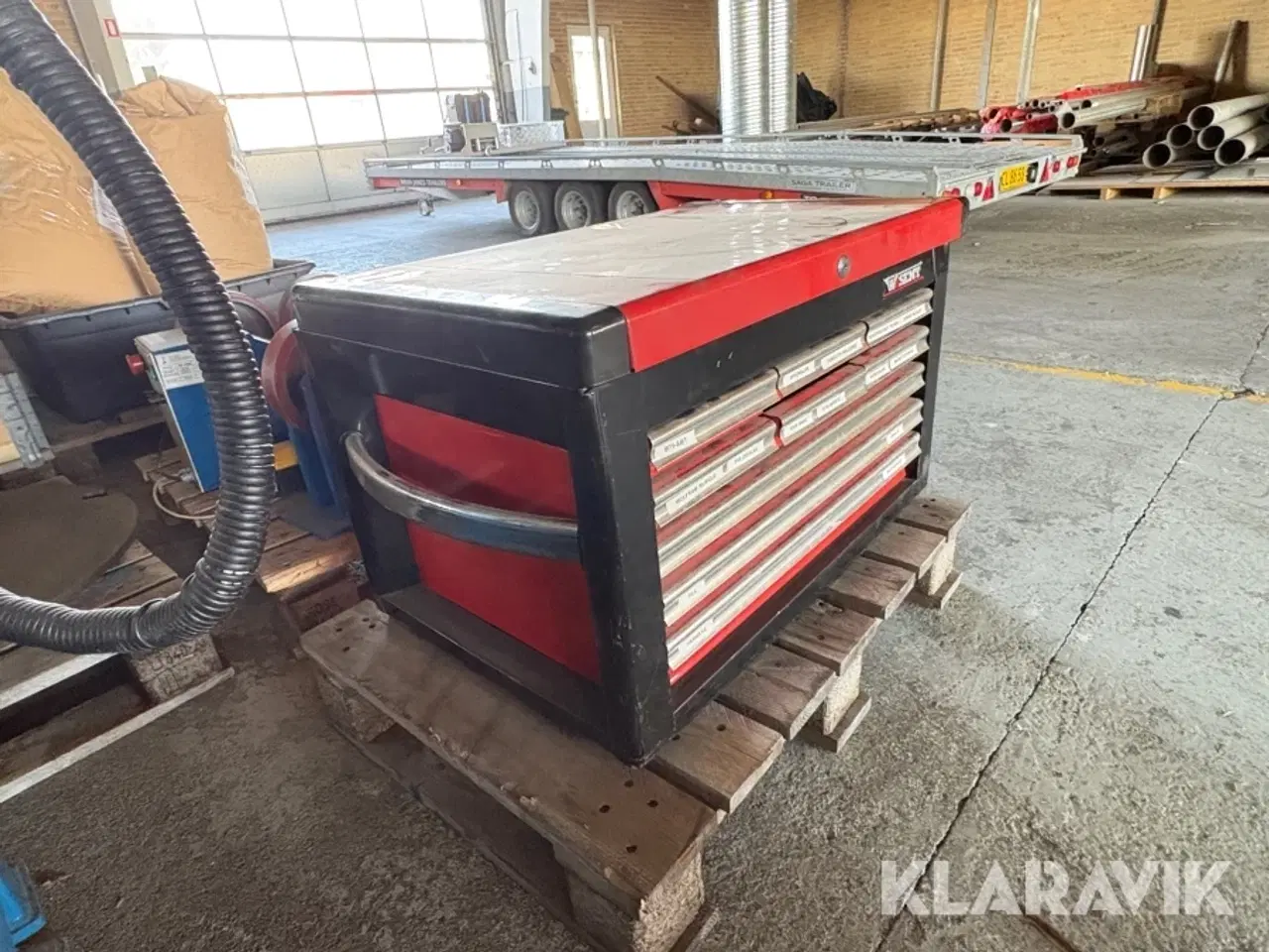 Billede 1 - Værktøjskasse med skuffer Bauhaus Wisent