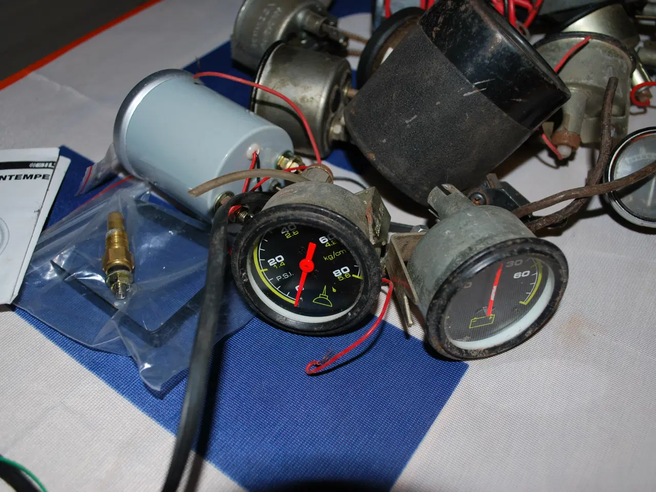 Billede 3 - Omdrejningstællere gauges mm.