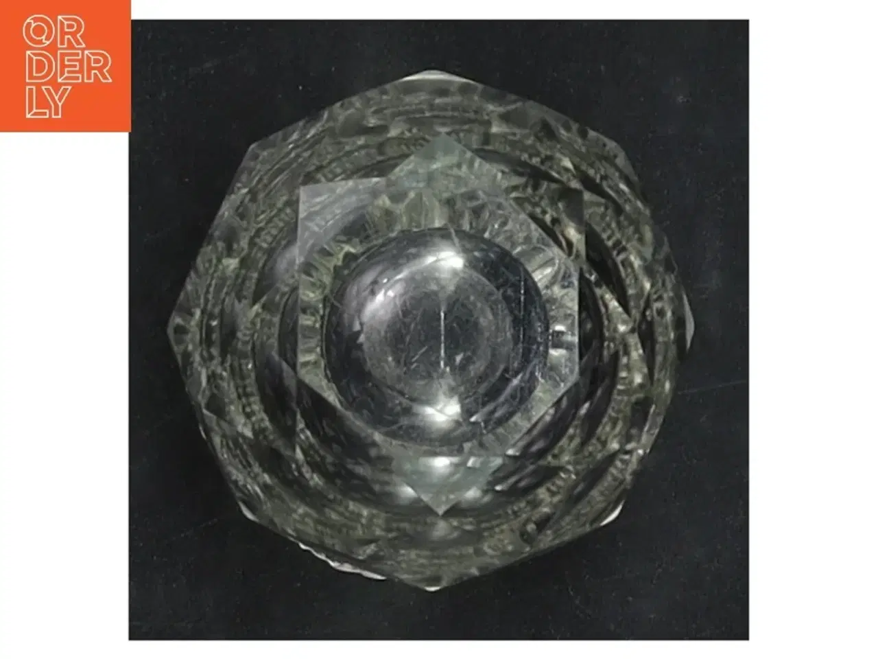 Billede 2 - Krystal vase (str. H 6,5 cm, ø 5 cm)
