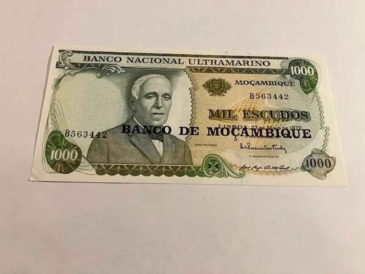 Billede 1 - 1000 Escudos Mozambique 1972