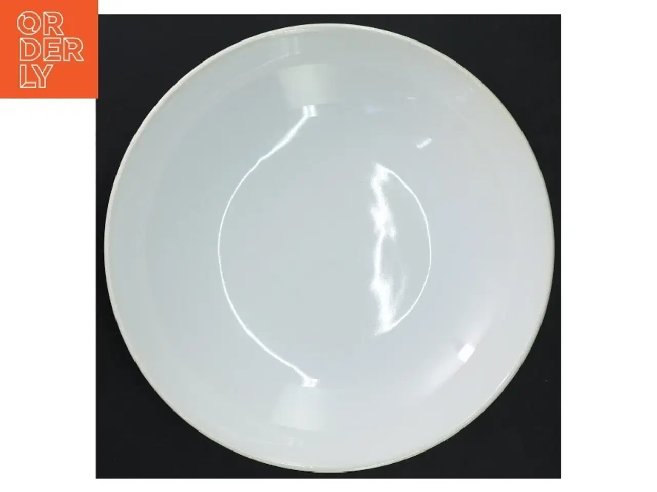 Billede 4 - Hvide porcelænstallerkener, dybe , 5 stk fra IKEA (str. 24 diameter. 5 cm høj)