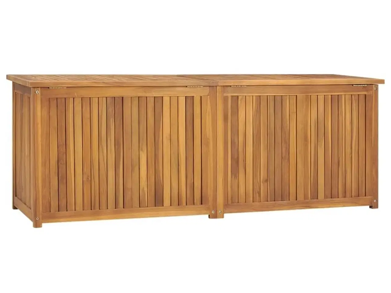 Billede 3 - Opbevaringsboks til haven 150x50x55 cm massivt teaktræ