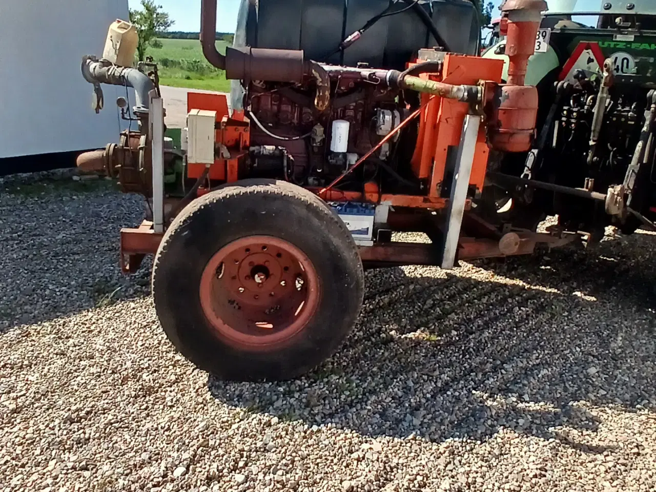 Billede 2 - Markvandingspumpe med dieselmotor