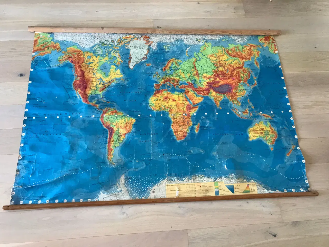 Billede 1 - Skoleatlas - verdenskort