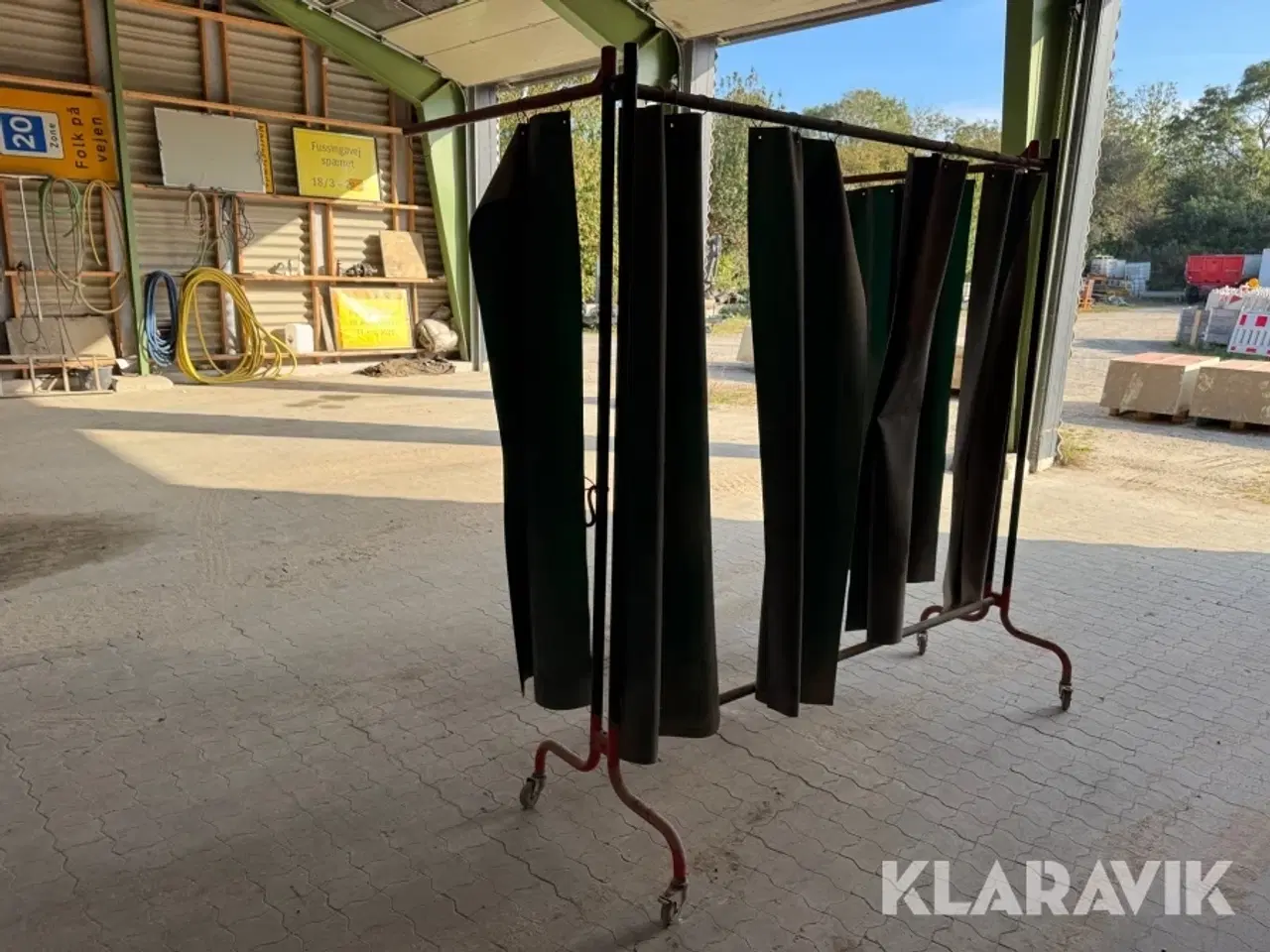 Billede 2 - Svejsegardin på hjulstativ Lansarc