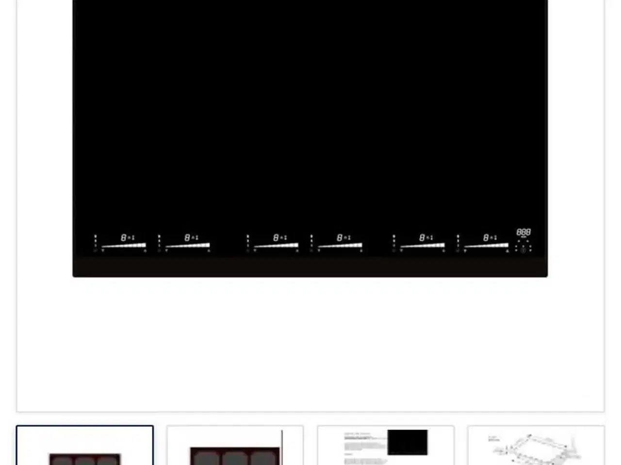 Billede 8 - Witt WIF78SQ2 induktionskogeplade – 6 zoner