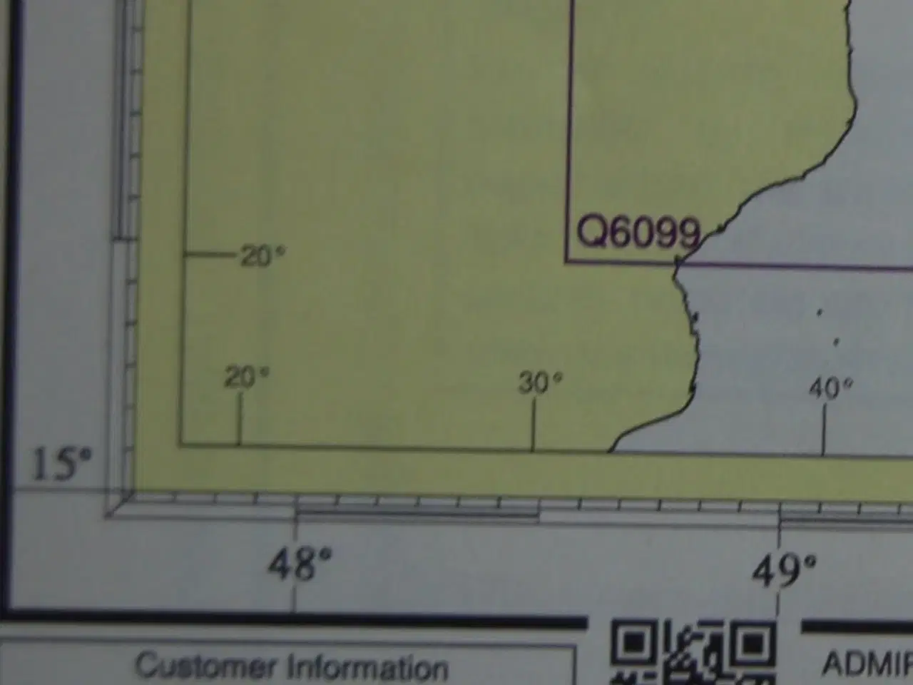 Billede 4 - BA Søkort Maritme Security Chart Persian Gulf & Ar
