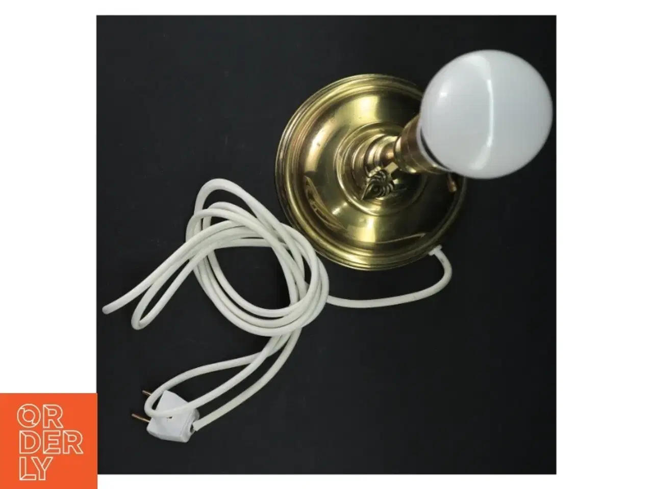 Billede 4 - Messing bordlampe (str. 36 cm)