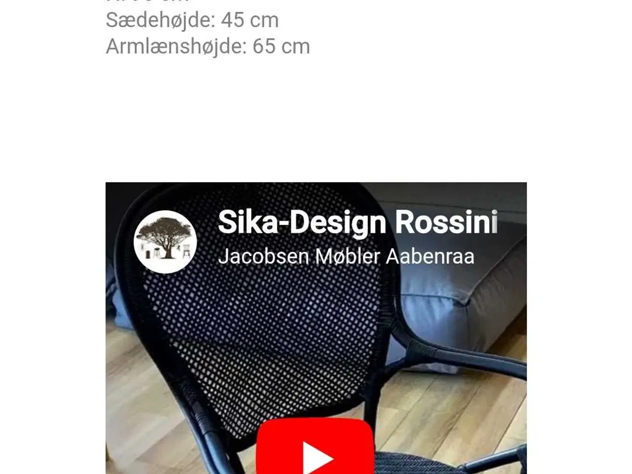 Billede 5 - Have spisebordsstol