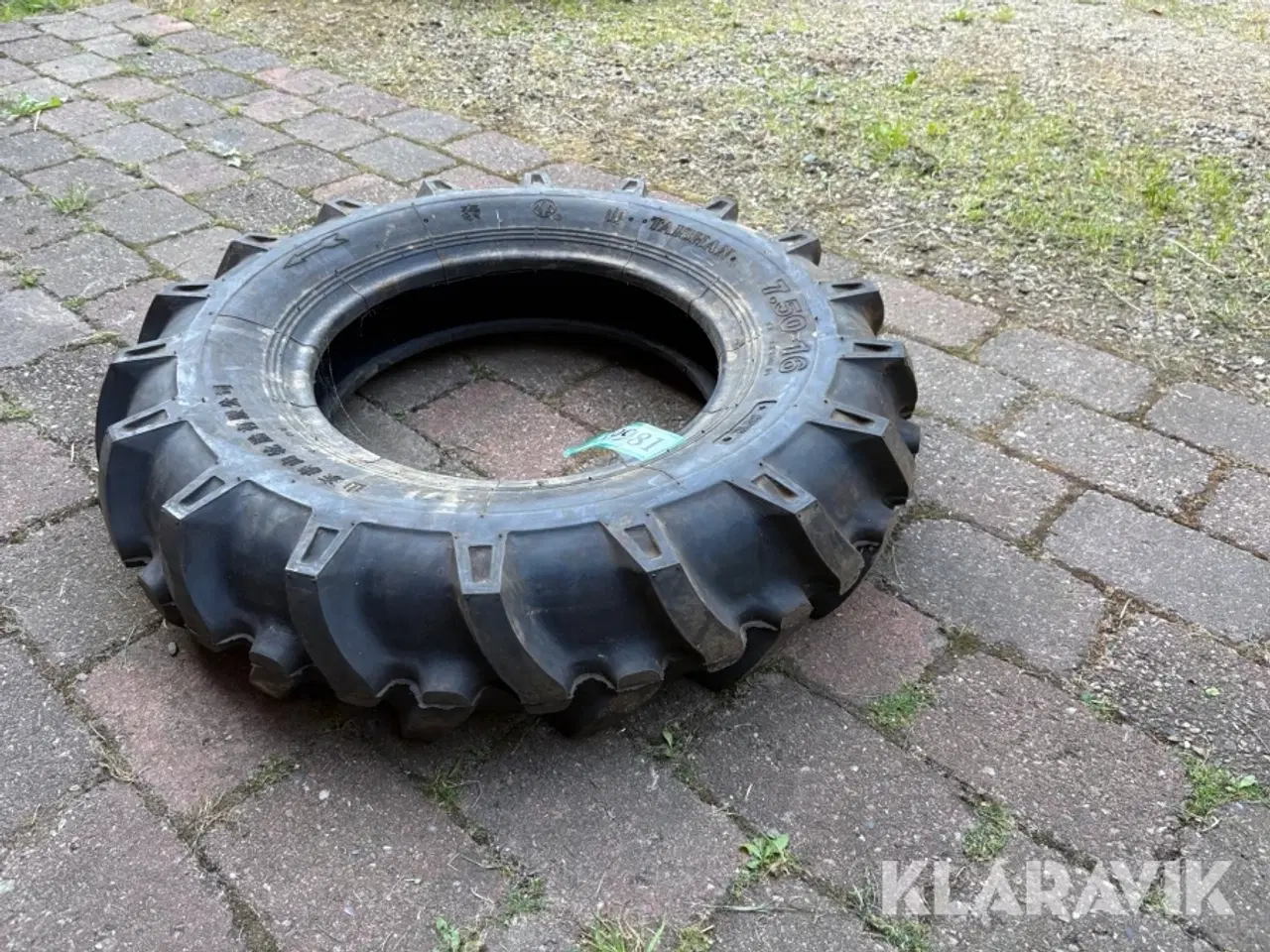 Billede 2 - Mini-traktor dæk Thaishan med slange