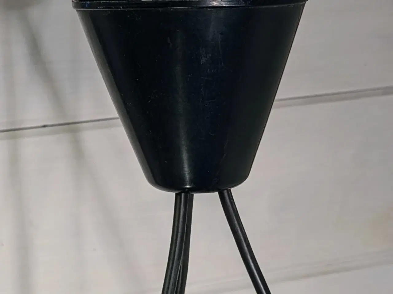 Billede 7 - Retro loftslampe i kobber og plast mv.
