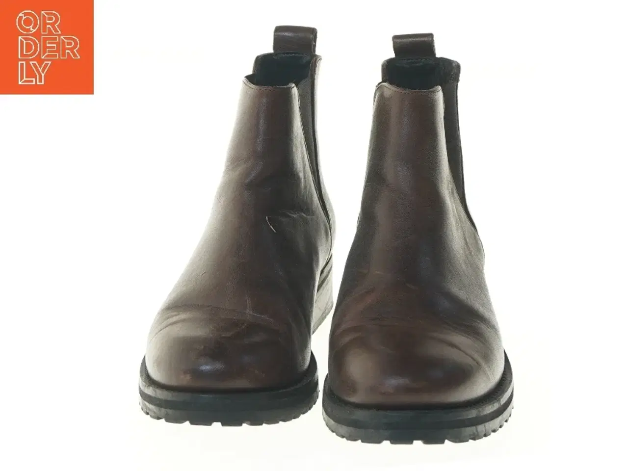 Billede 3 - Brune læderstøvler størrelse 38 fra Royal Republio (str. 38 )