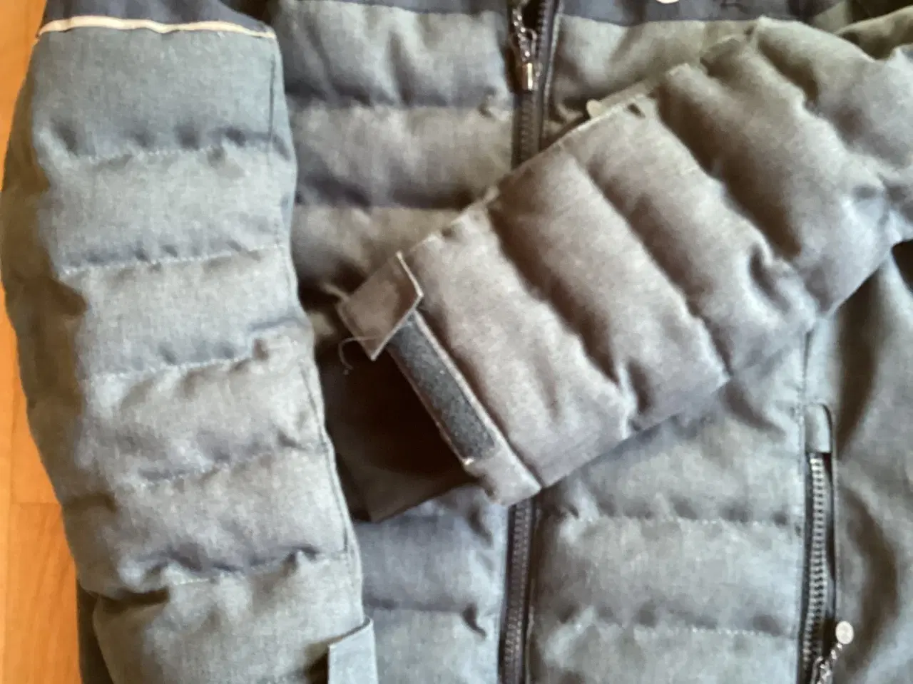 Billede 5 - Mørkeblå zigzag vinterjakke