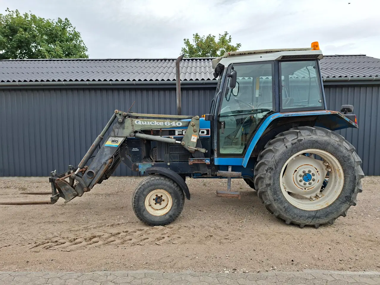 Billede 1 - Ford 6640 SL Årg. 1994 med Ålø 640 frontlæsser. 