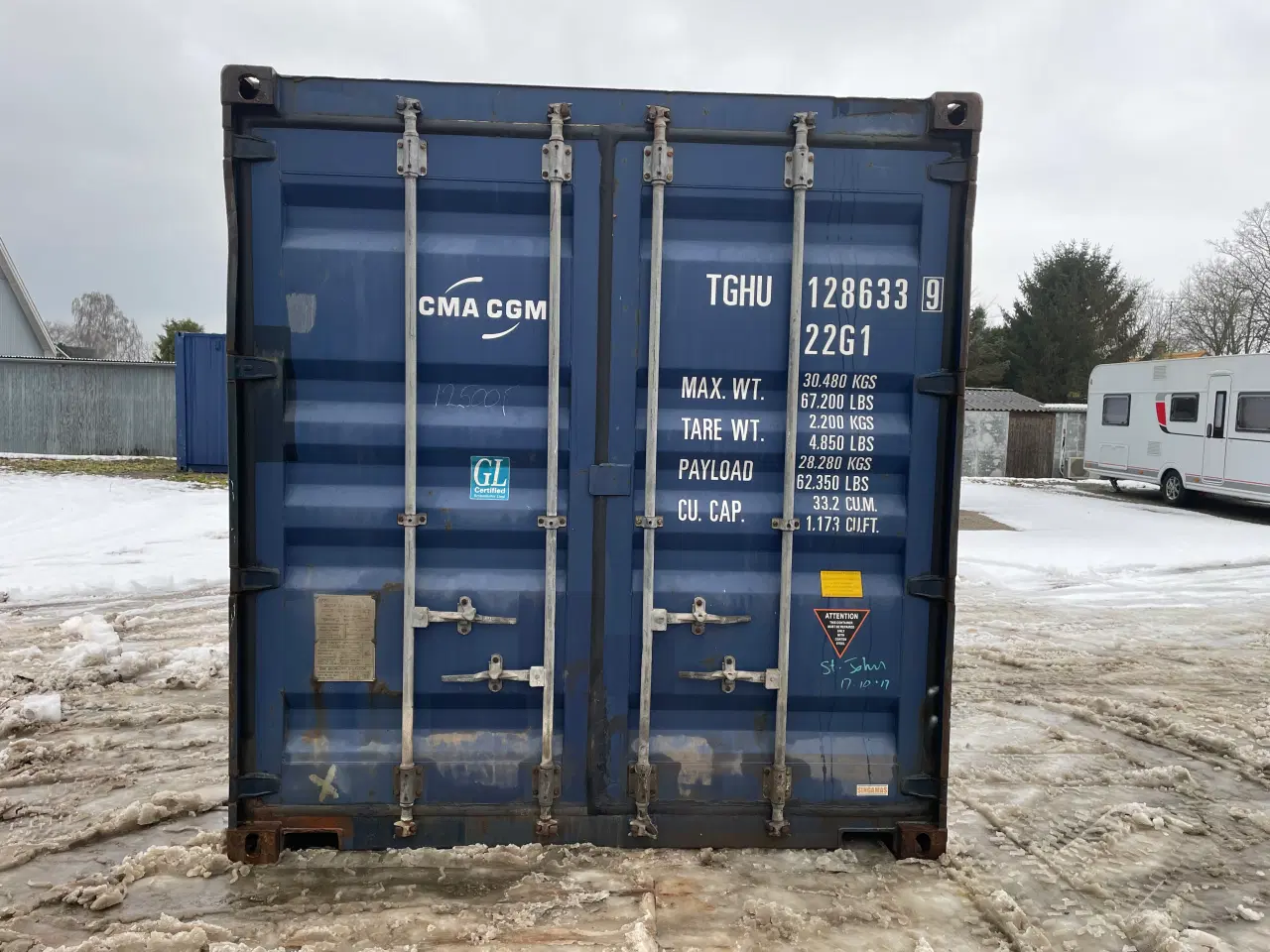 Billede 1 - 20 fods Container - ID: TGHU 128633-9