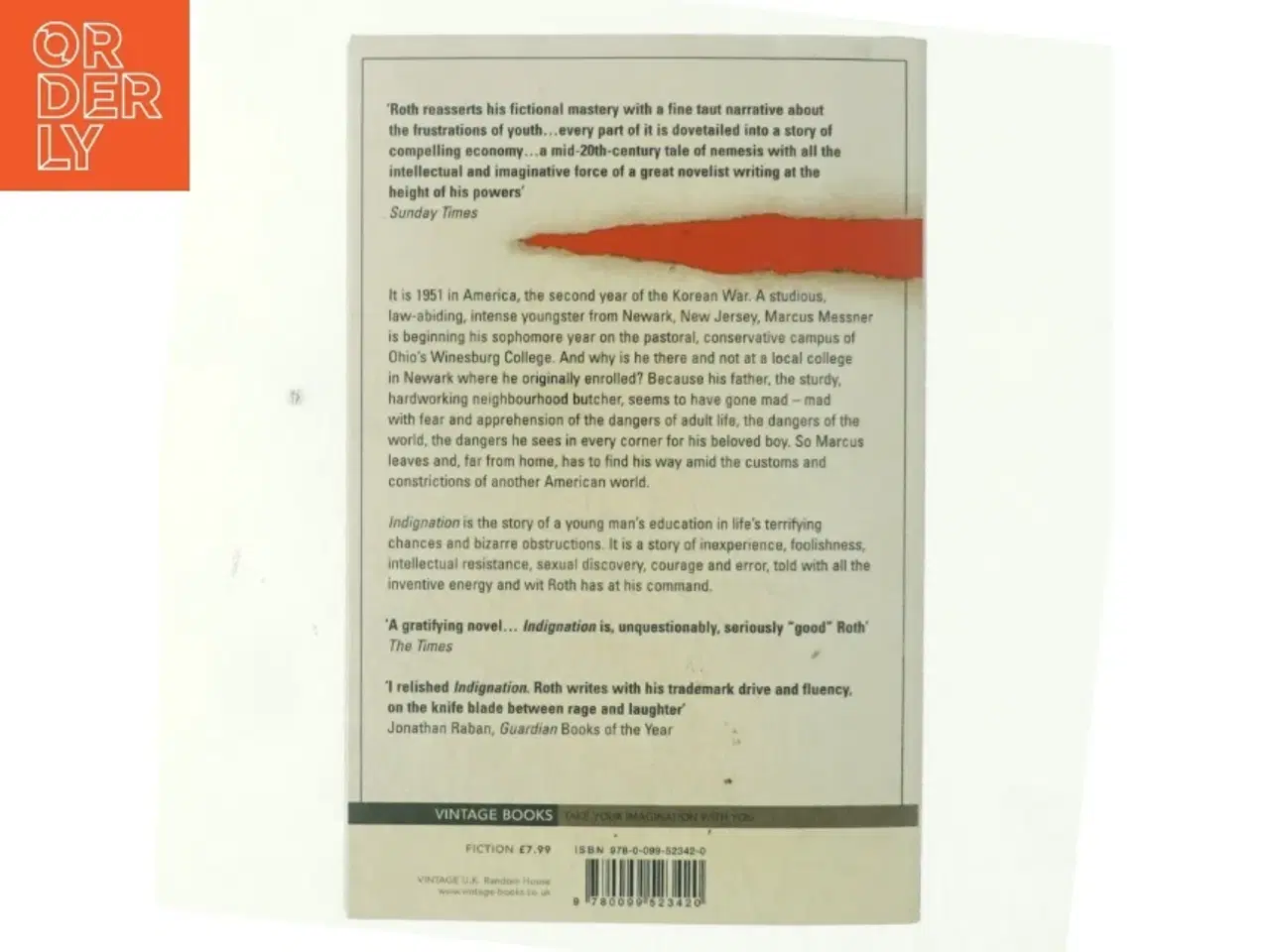 Billede 3 - Indignation af Philip Roth (Bog)