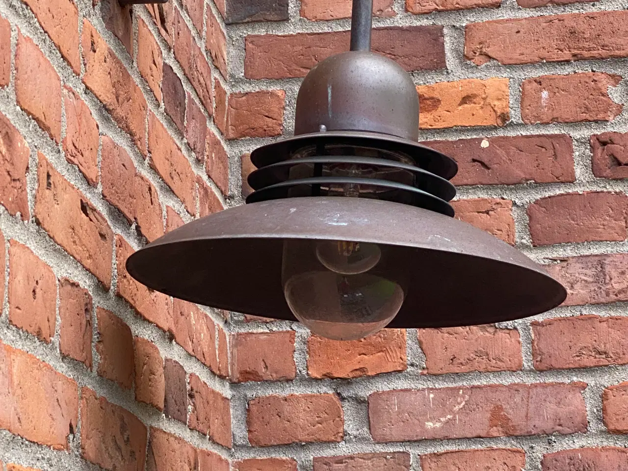 Billede 1 - Udendørs kobberlampe oprindeligt solgt via Coop