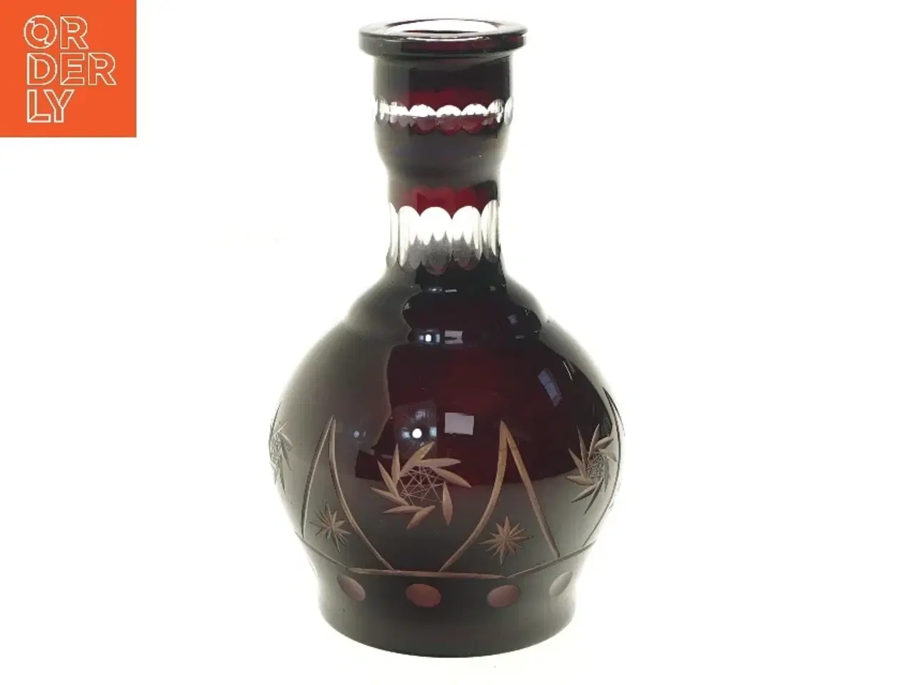 Billede 1 - Dekorativ Rømer el Bøhmisk krystal glasvase (str. 25 cm)