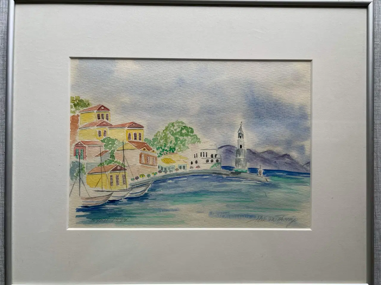 Billede 1 - Akvarel Hanna Thorup